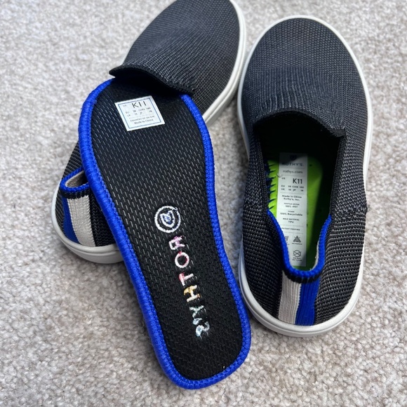 Rothy’s The Sneaker Gray Slip On Shoes Boys 11 - Picture 6 of 6